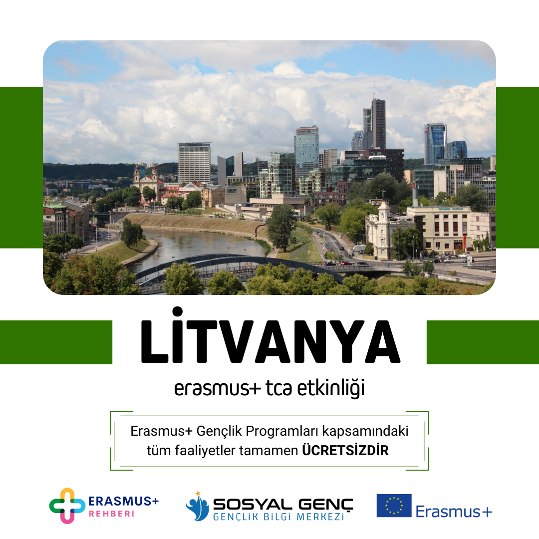🇱🇹 Litvanya Erasmus+ TCA Etkinliği (Eğitim Kursu) – 5 gün