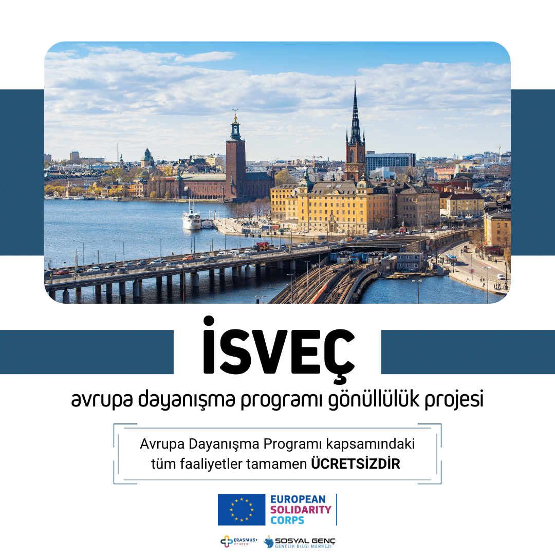 🇸🇪 İsveç Avrupa Dayanışma Programı Gönüllülük Projesi
