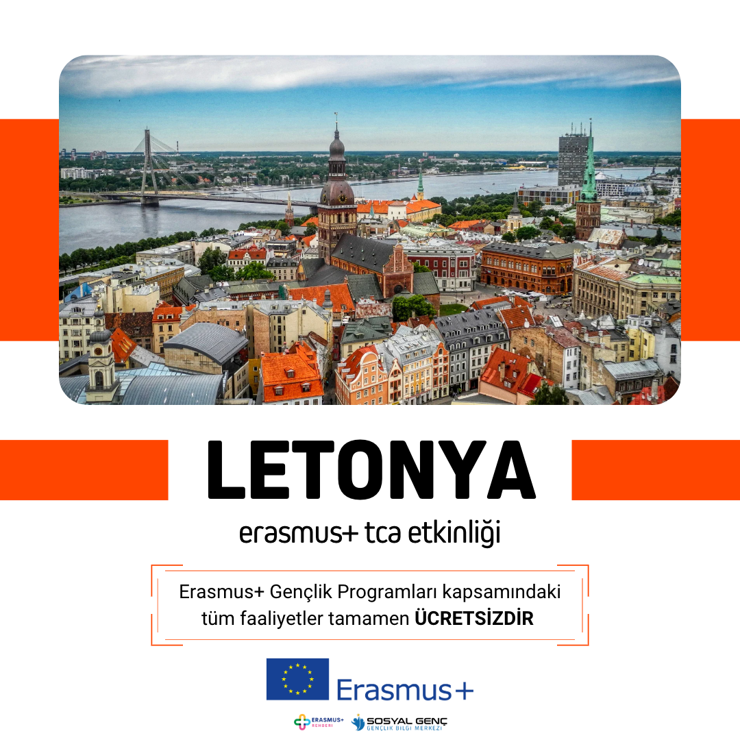 🇱🇻 Letonya Erasmus+ TCA Etkinliği (Eğitim Kursu) – 5 gün